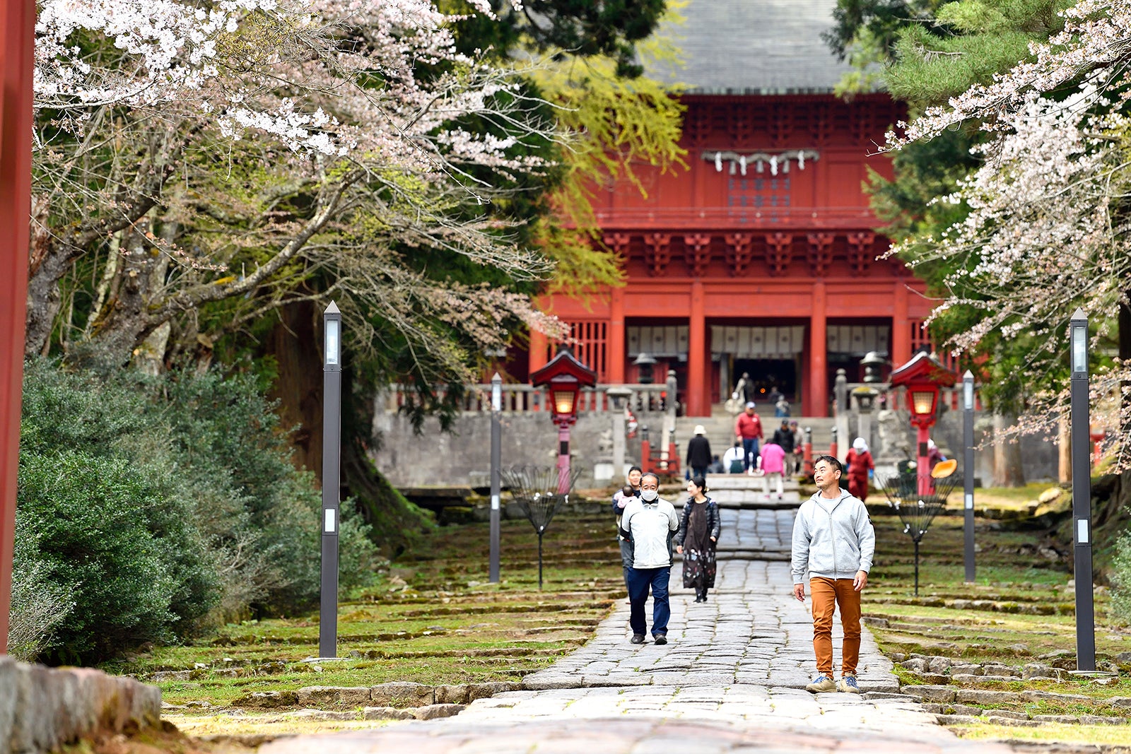 岩木山神社の荘厳な雰囲気