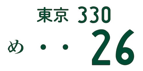 千葉ロッテマリーンズが用意したファンのための背番号、26を表現したナンバープレートの画像