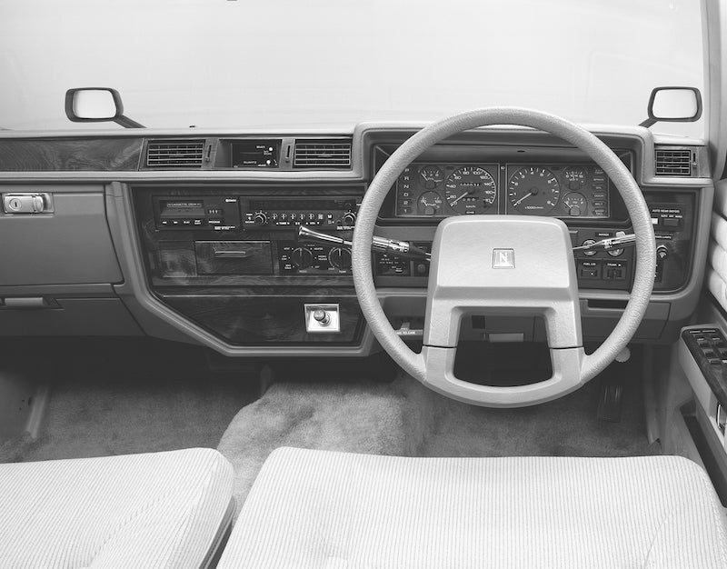 1979 日産・セドリック（430型） 4ドアハードトップ 200E SGLエクストラの車内