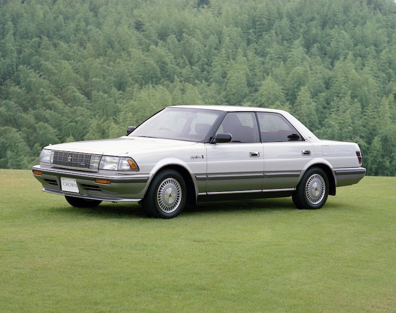 1987〜1991年　トヨタ・クラウン（8代目／130系） 4ドアハードトップ3000 ロイヤルサルーンG（1987年）
