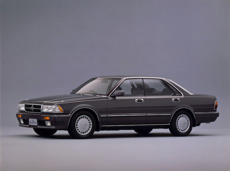 1987〜1991年 日産・グロリア（8代目／Y31型） 4ドアハードトップ V20ツインカムターボ グランツーリスモSV（1989年）