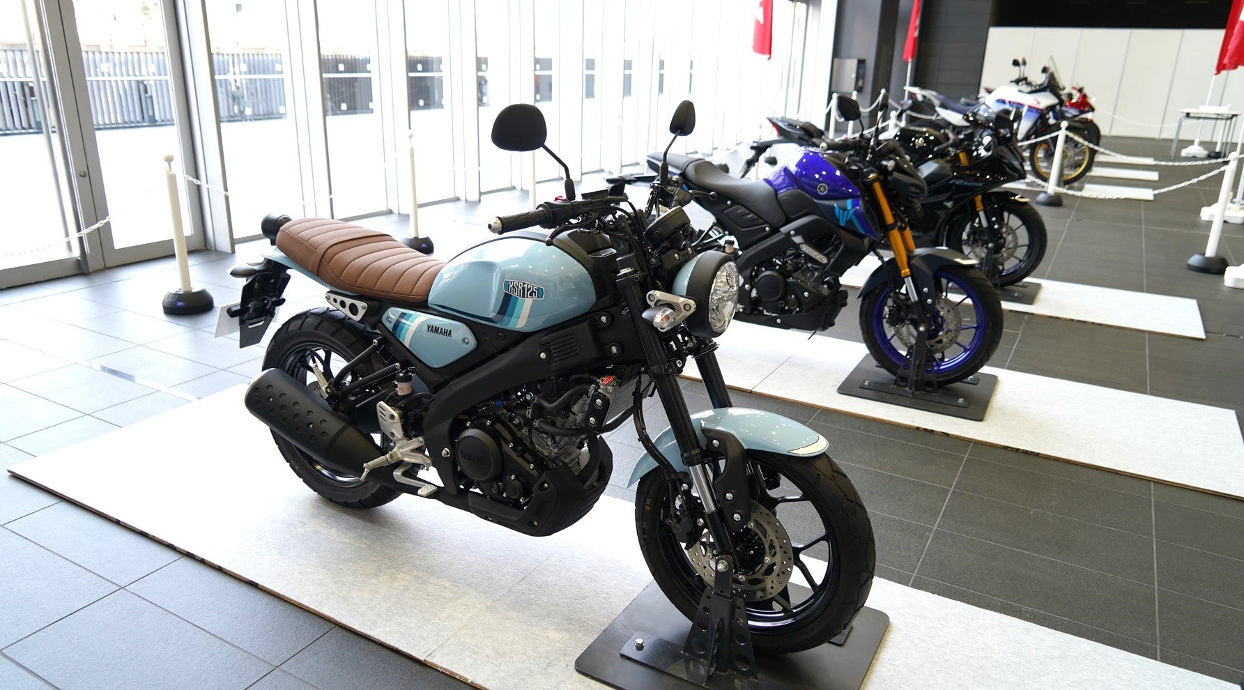 :ニューモデル車種の展示