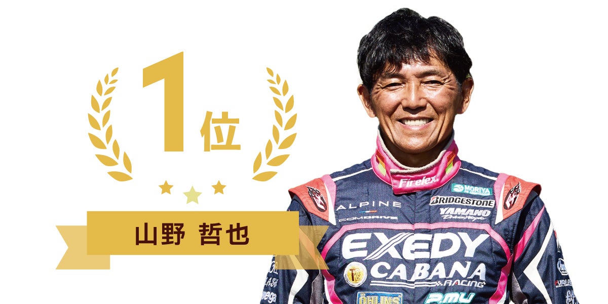 2023年にドライバー・オブ・ザ・イヤーを受賞した山野哲也選手