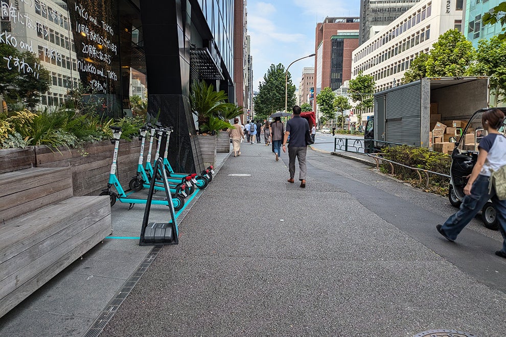 渋谷の街中の様子