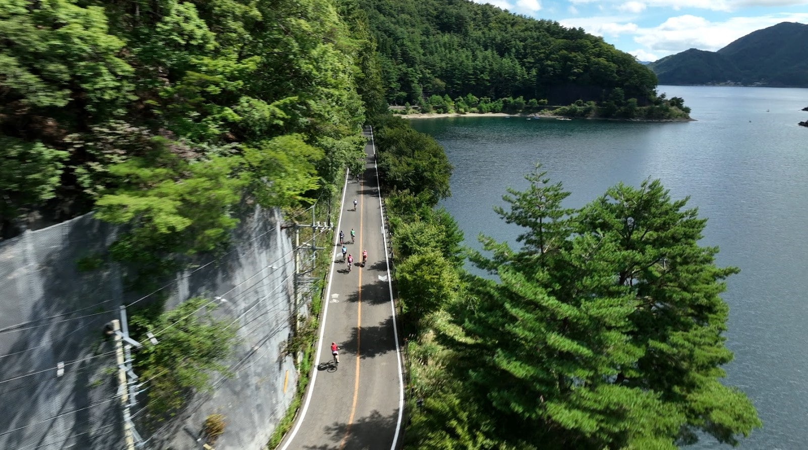 西湖周遊道路は全面通行止め