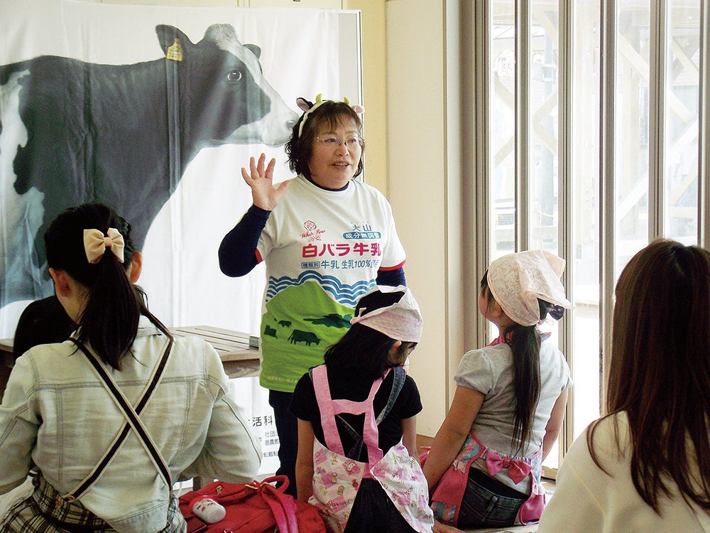 酪農家さんいよる授業風景