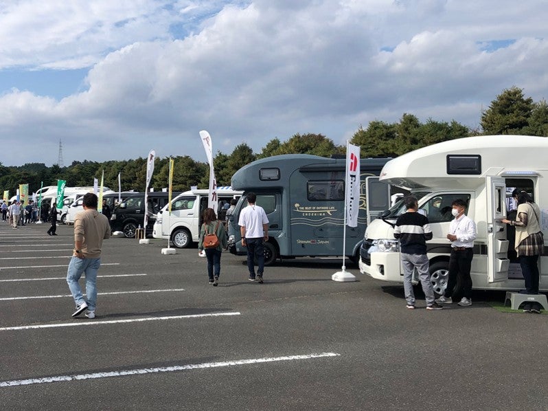 東北キャンピングカーフェア2023の様子