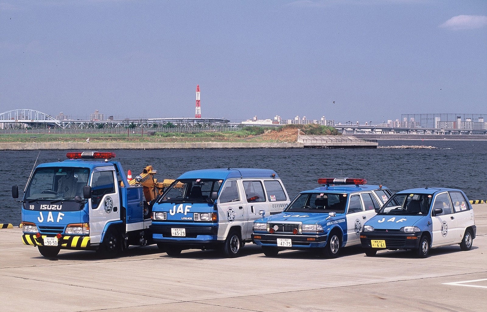 1996年頃のロードサービスカー4タイプ