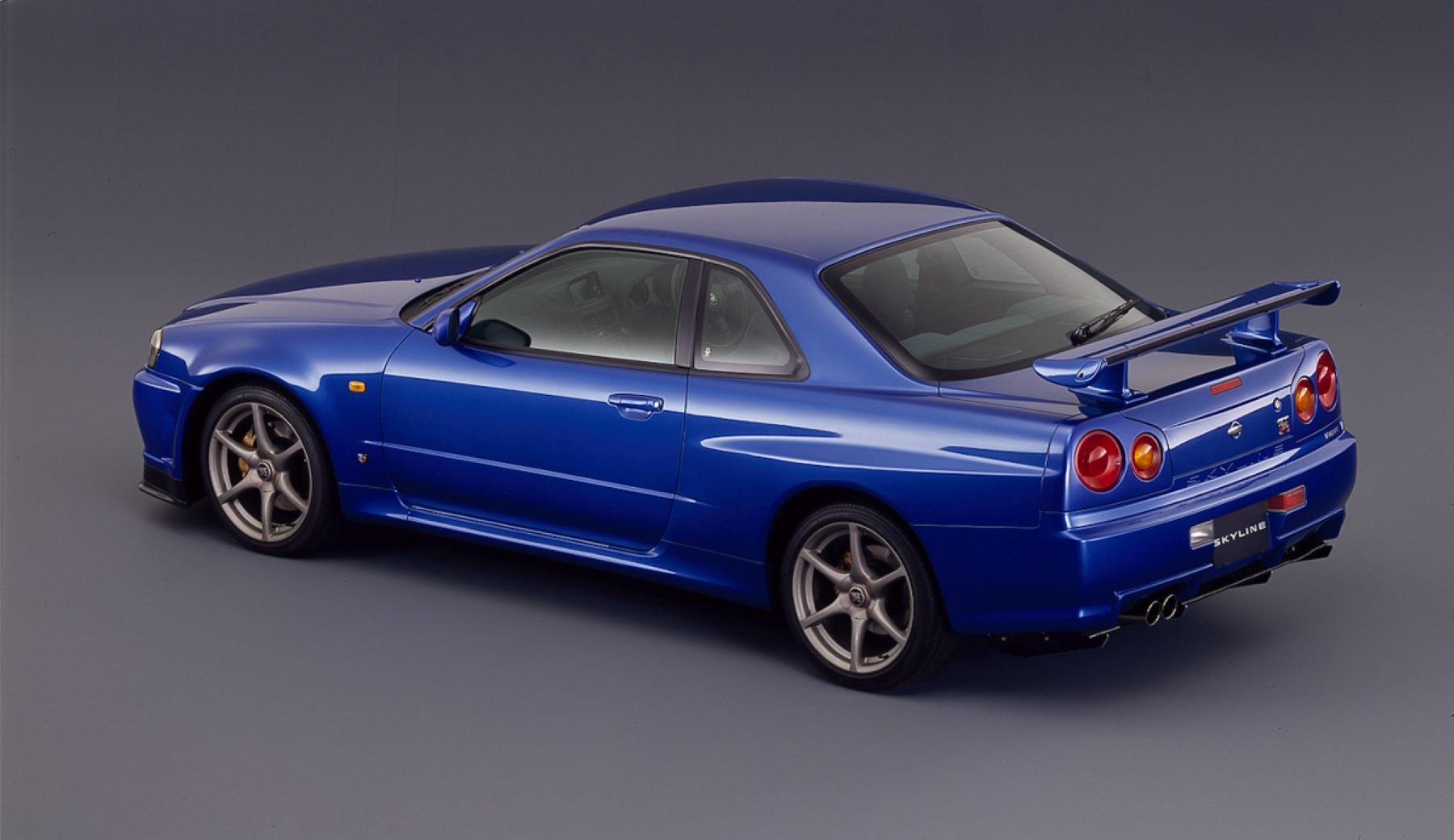 スカイラインR34 GT-R Vspecリアビュー（1999年）