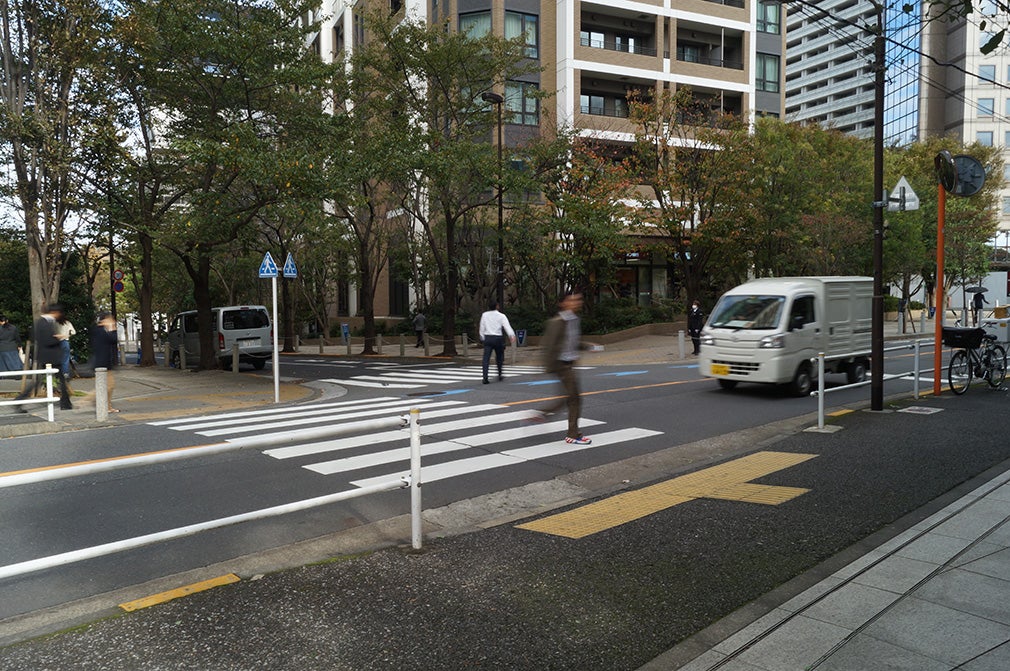 自動車が止まるイメージ