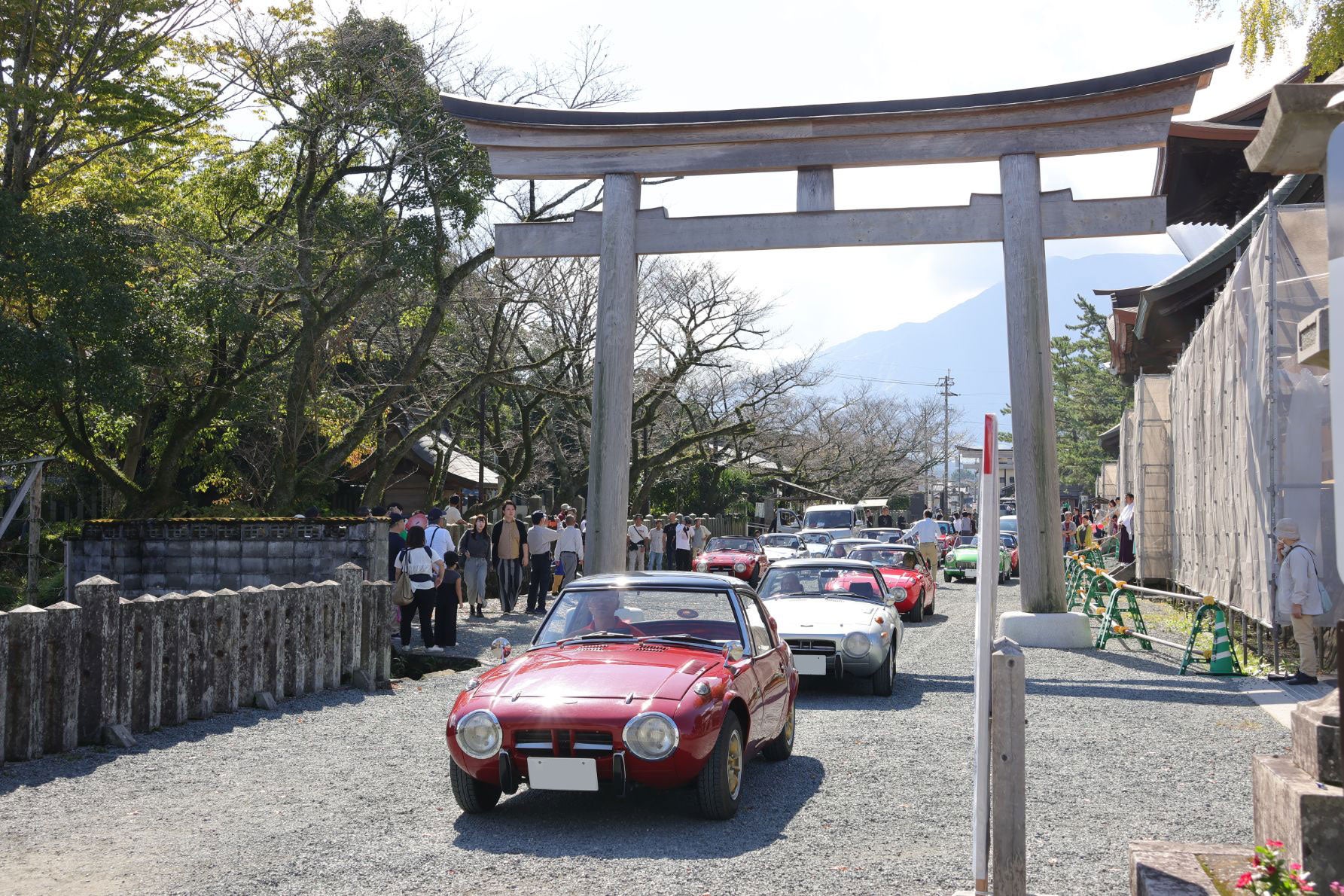 阿蘇神社からの移動カット