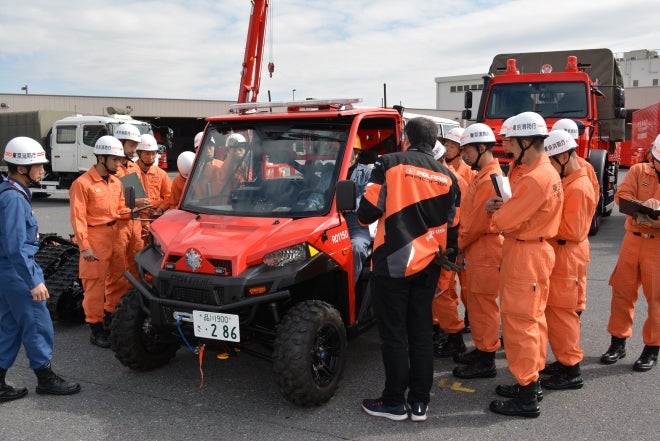 東京消防庁に導入されたPOLARISレンジャー