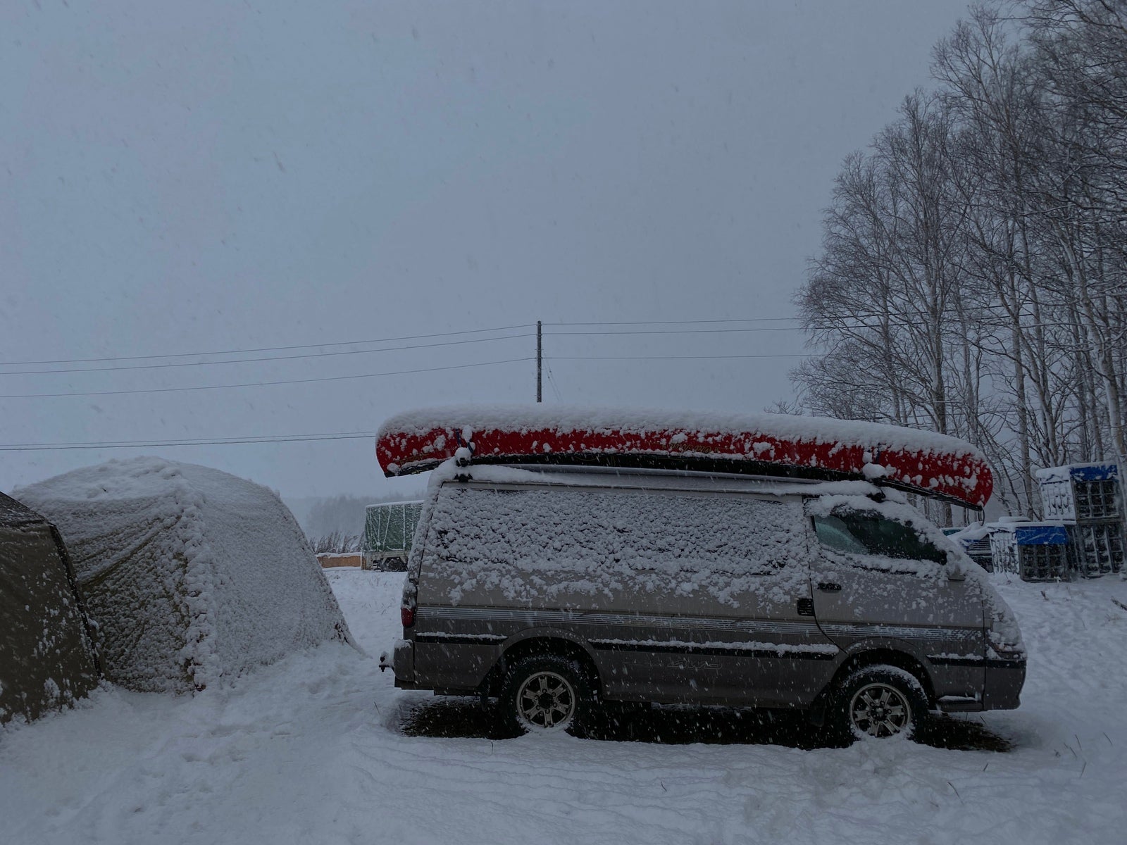 積雪時の車中泊