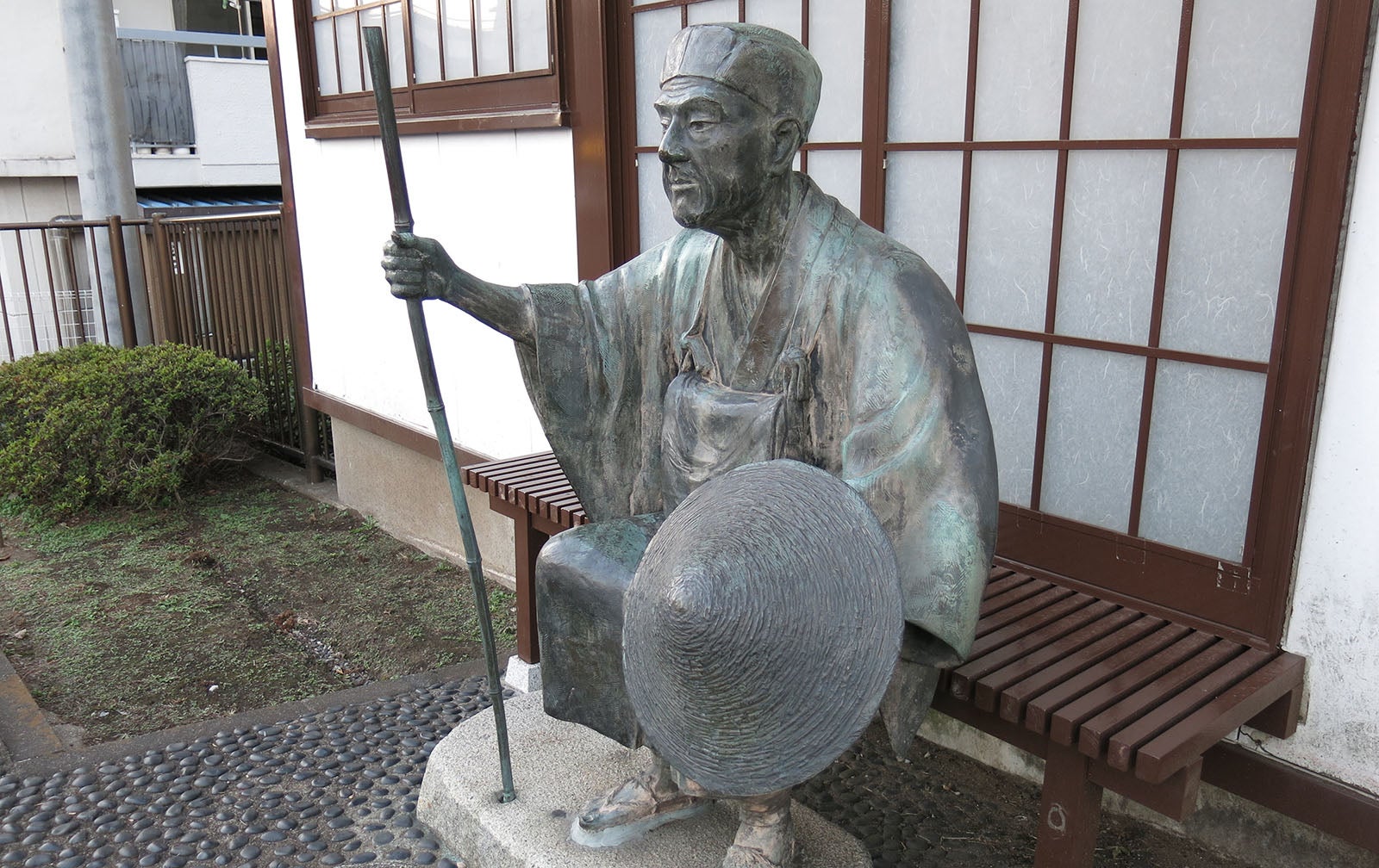 東京都江東区深川にある松尾芭蕉の像