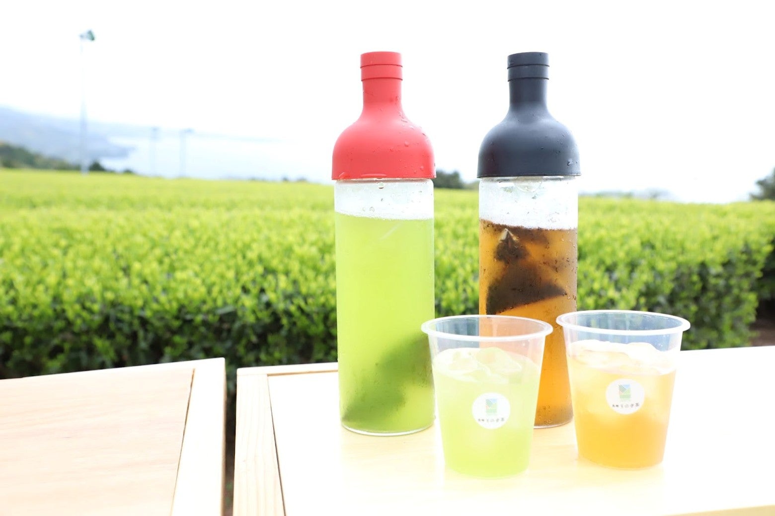 そのぎ茶を使用したアレンジドリンク