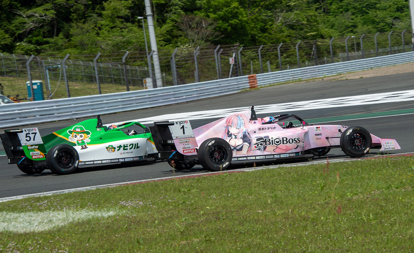 開幕戦のレースシーン