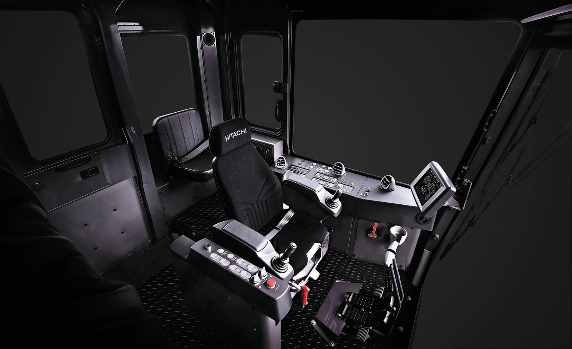  EX5600-7（ショベルカー）の運転席