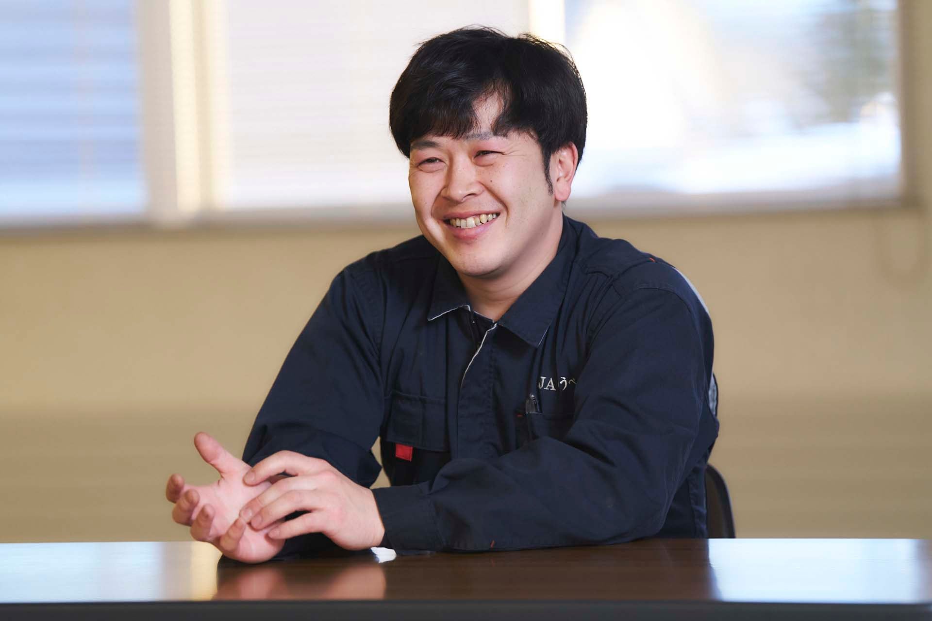 取材時に笑顔で応えてくれた廣井晃彦さん