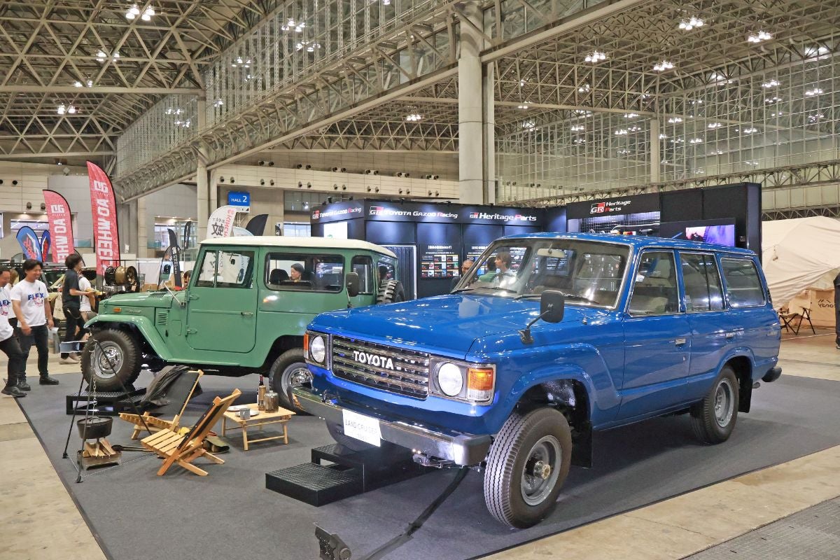A&F COUNTYとTOYOTA GAZOO Racingのコラボブース