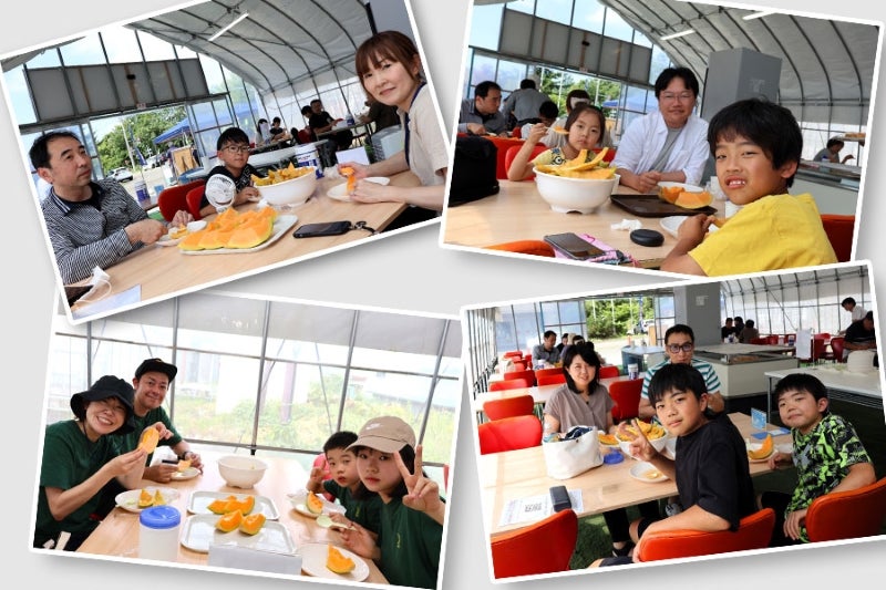 昨年2024年に開催されたJAF会員向け夕張メロン食べ放題イベントの様子