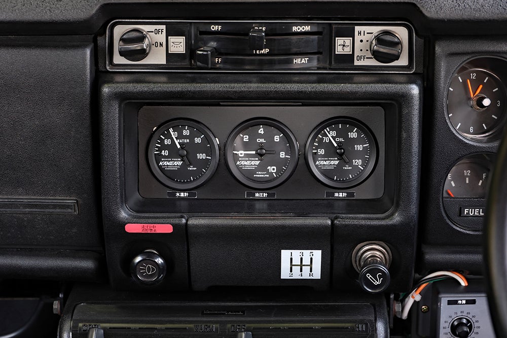 510ブルーバードの追加メーター