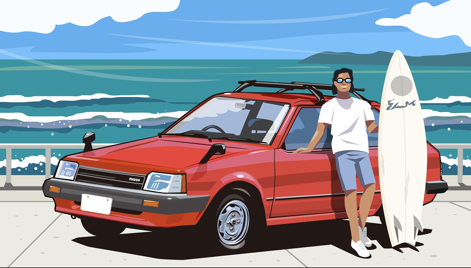 「陸サーファー」を生んだ赤いファミリアとは？日本カー・オブ・ザ・イヤー創設年を振り返るのKV