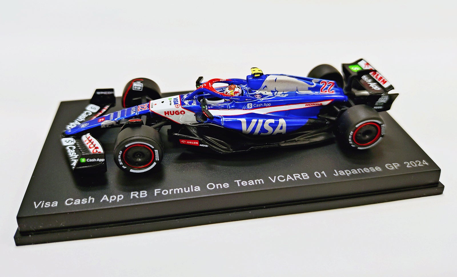 スパーク 1/64スケール VISA CASH APP RB F1チーム VCARB 01 角田裕毅 2024年 日本GP/spk