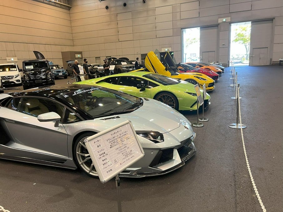スーパーカー展示のイメージ 2024年の様子（写真＝静岡カーフェスティバル2025）