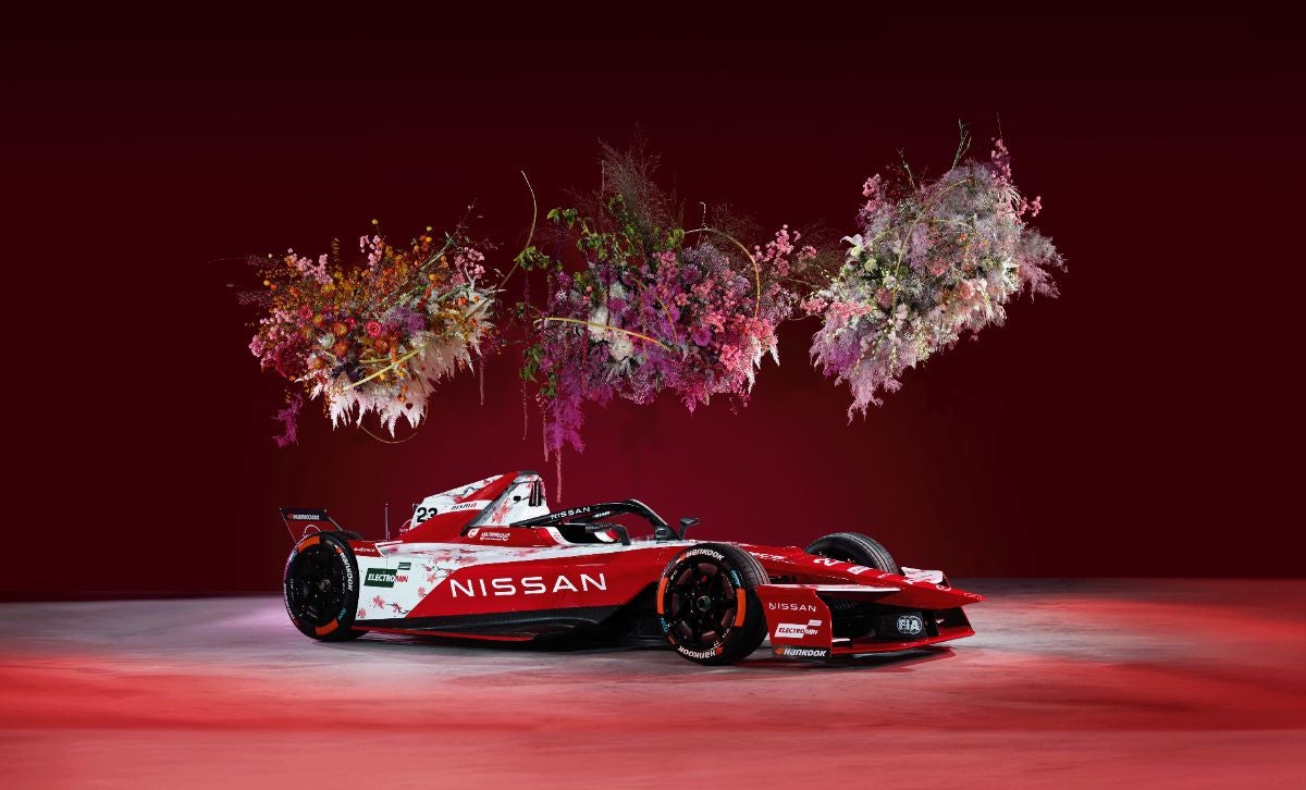 日産フォーミュラEの展示