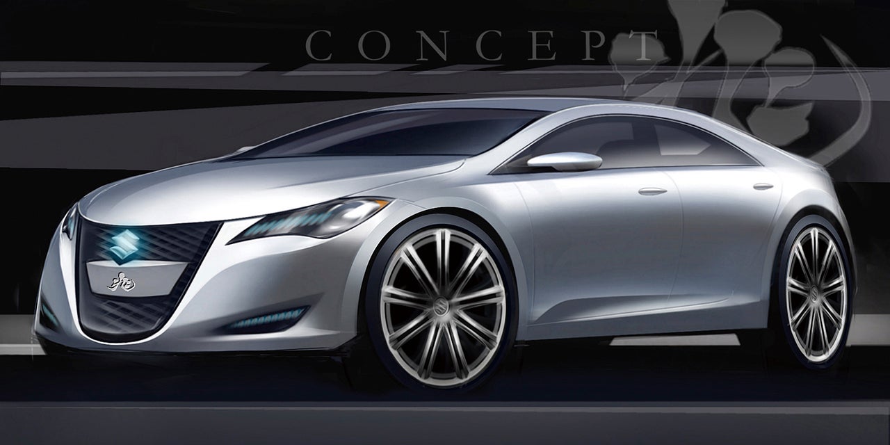スズキ・Kizashi3のフロント