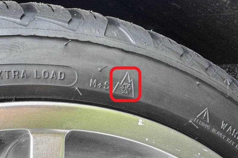 スノーフレークマークの例