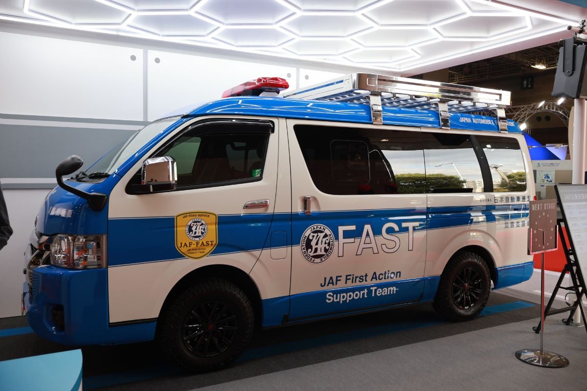 Japan Mobility Showで公開された災害支援車