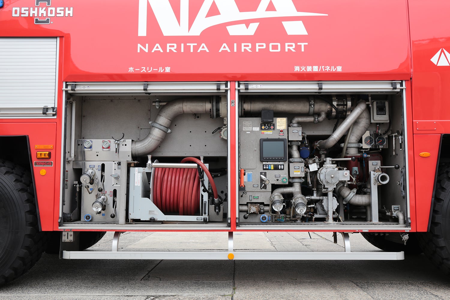 ボディーサイドのシャッター内写真