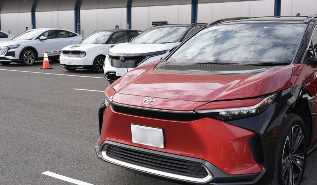 名古屋モビリティーショー2023時のEV試乗体験の様子（写真＝Japan Mobility Show Nagoya 2025実行委員会）