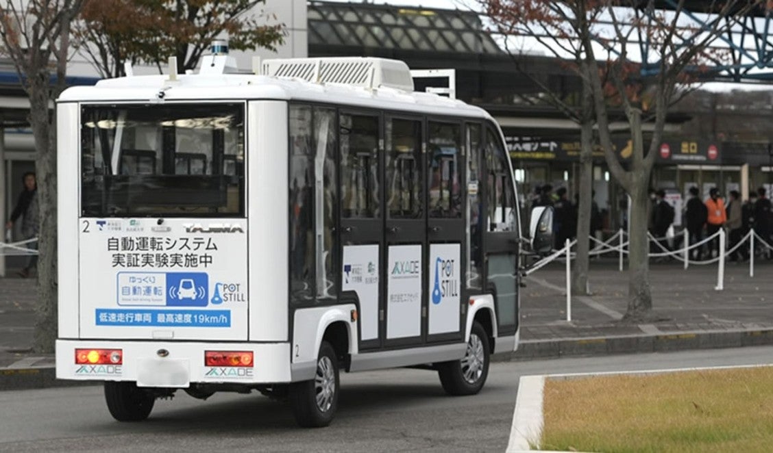 前回の自動運転バスの同乗試乗体験の様子（写真＝Japan Mobility Show Nagoya 2025実行委員会）
