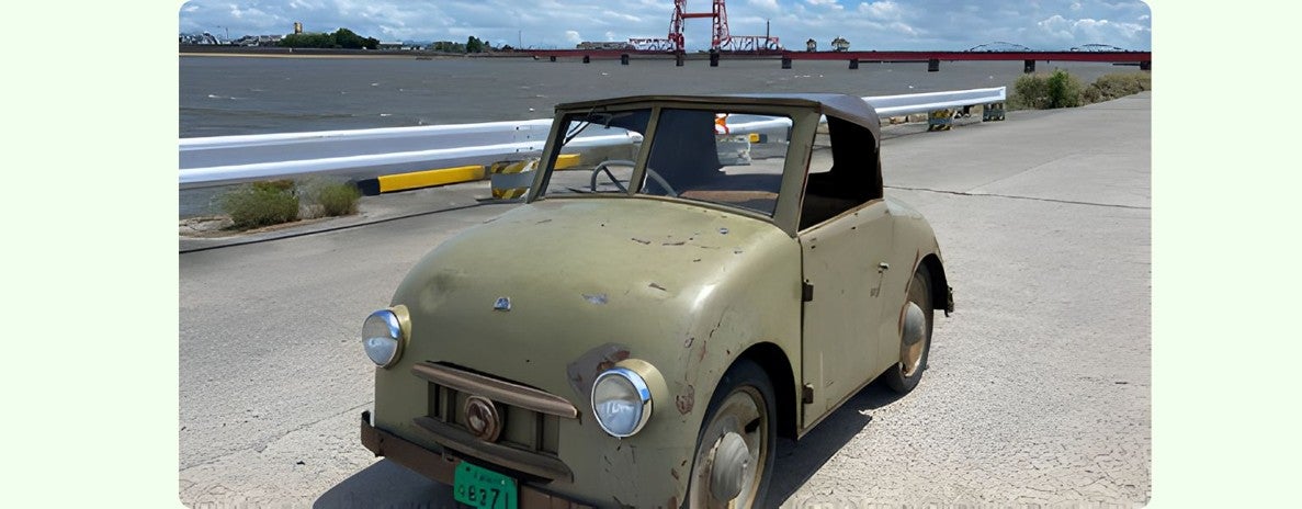 昭和26年式 オートサンダル FS型プロトタイプ（画像＝ジャパンモビリティショー福岡2025）