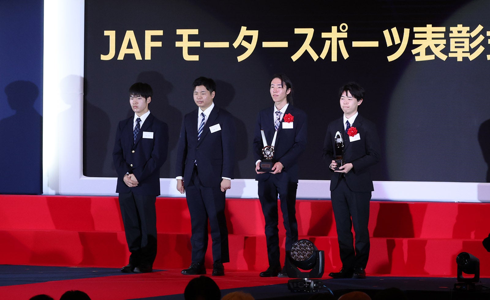 Eモータースポーツ「UNIZONE」の表彰風景