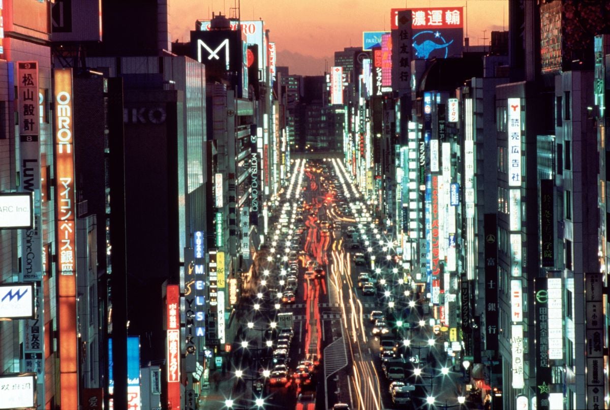 1989年東京の風景