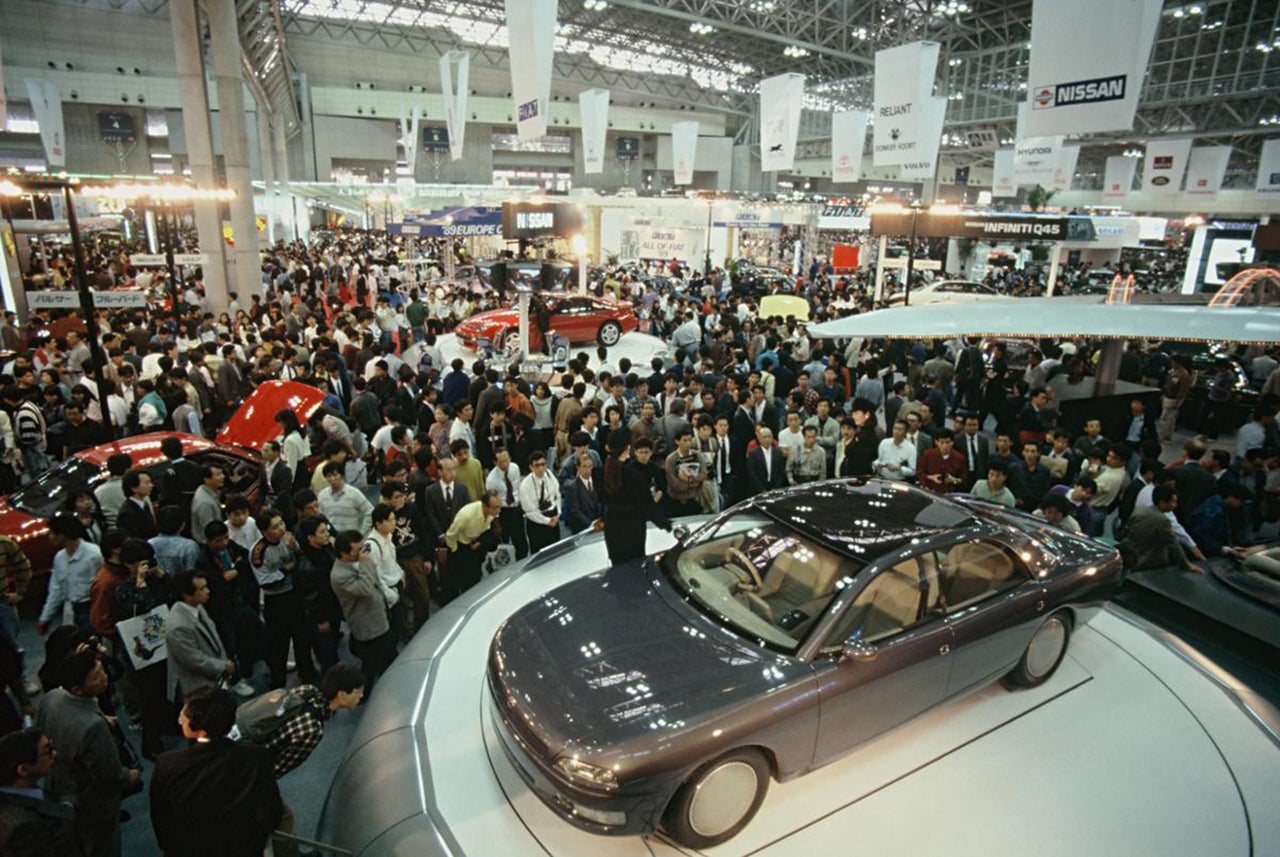 第28回東京モーターショーの会場風景