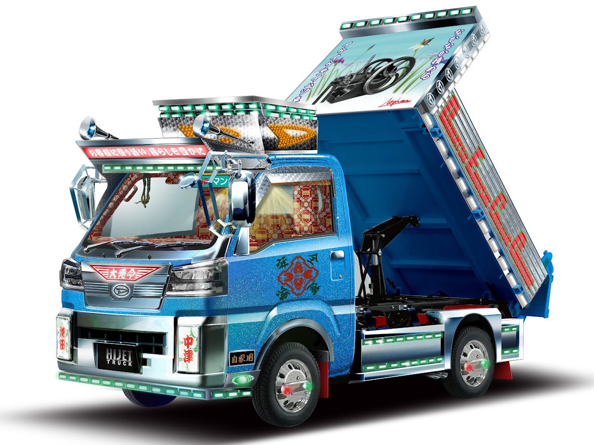 ハイゼットのデコトラ仕様のド派手なスタイリング