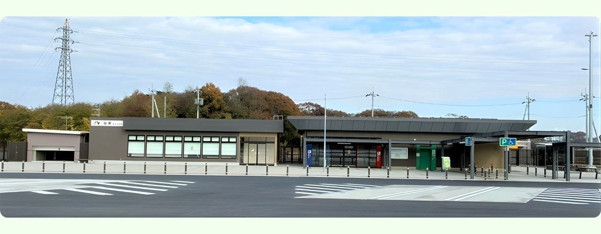 圏央道外回りに新設される坂東PA（外回り）の全景