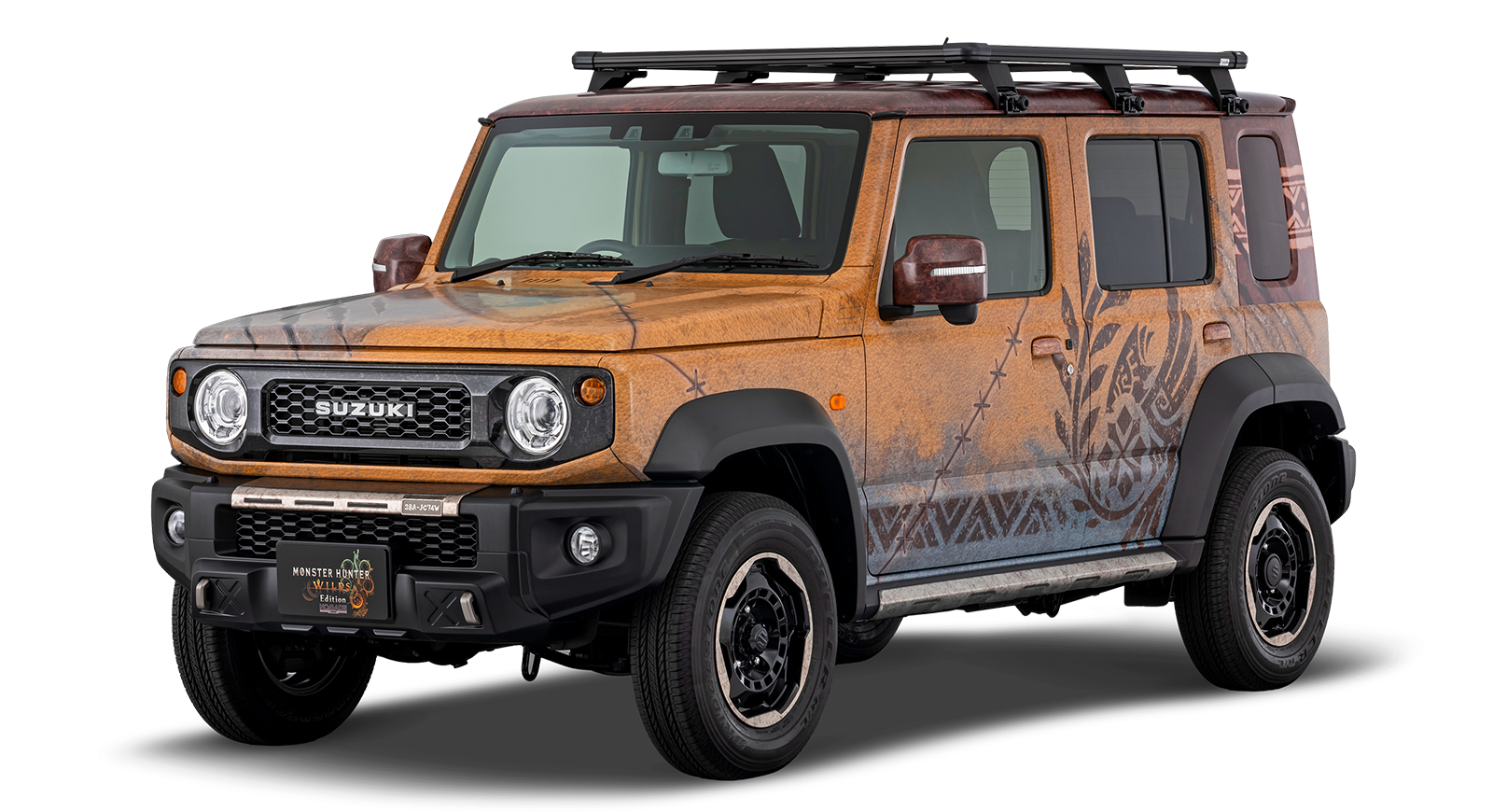「モンスターハンター」とコラボしたジムニーノマドの外観写真