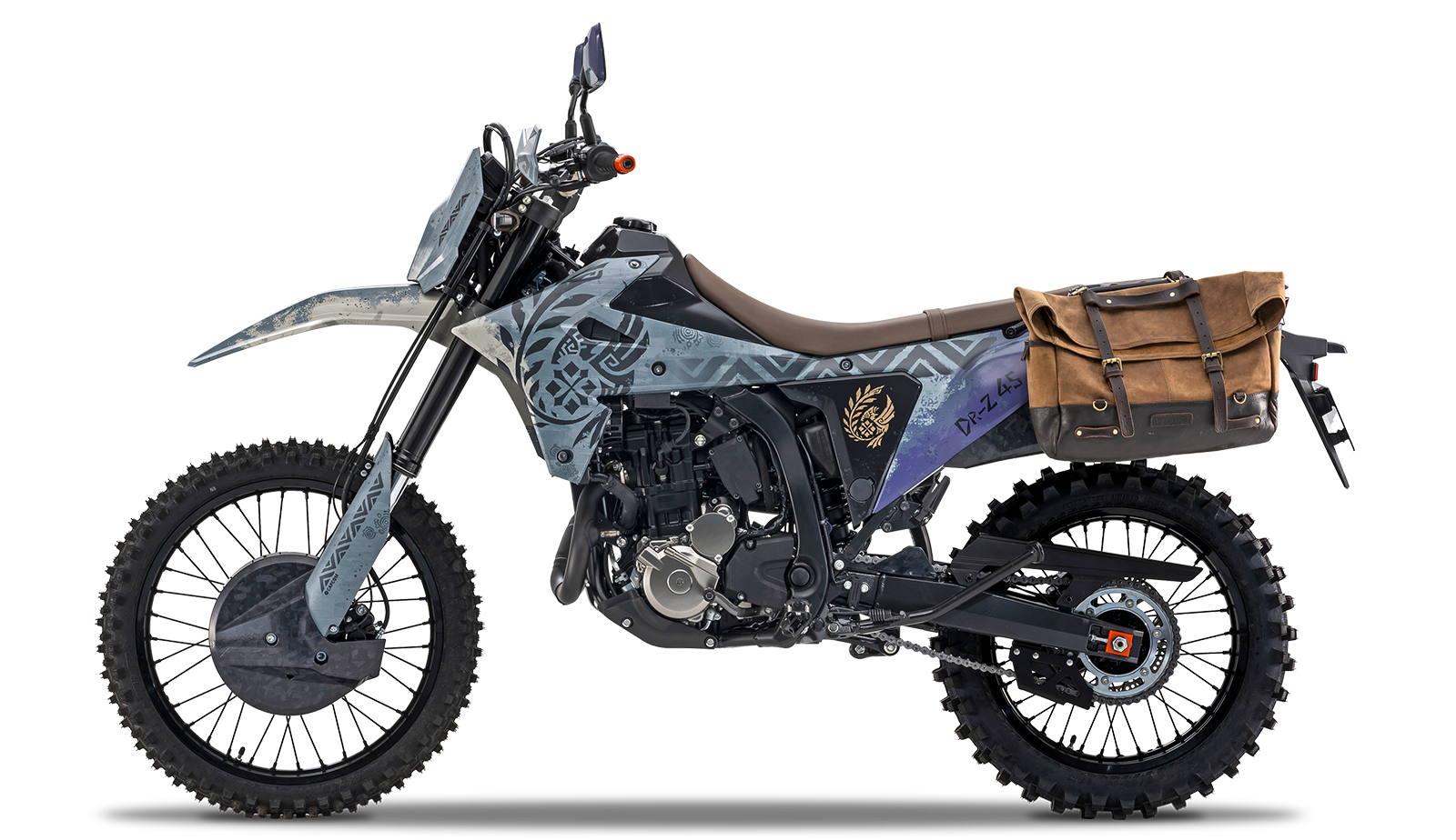 モンハンとコラボしたDR-Z4Sの外観写真