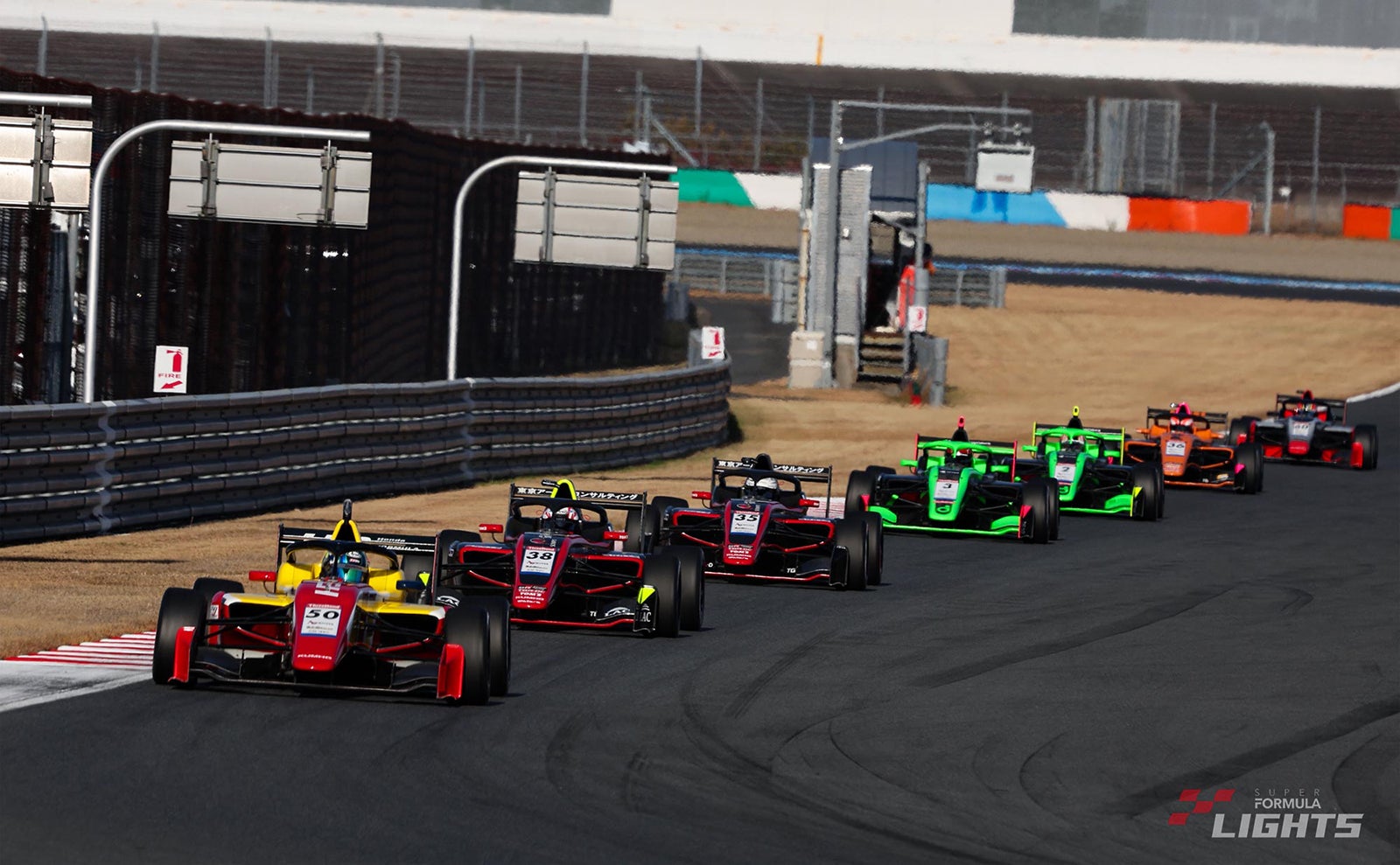 スーパーフォーミュラ・ライツのレースシーン