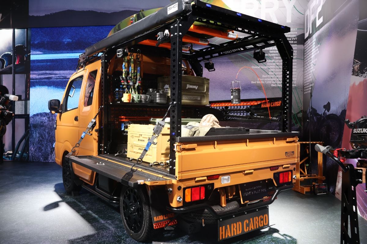 軽トラのスーパーキャリイをベースとした参考出品車「SUPER CARRY WORK＆PLAY PRO」