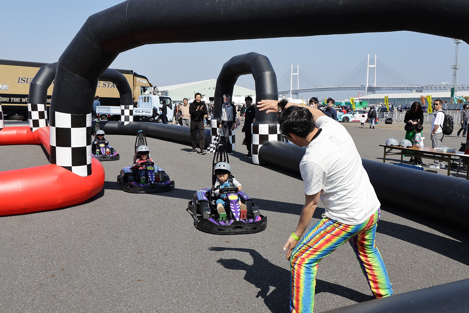 2025年のキッズカート走行風景