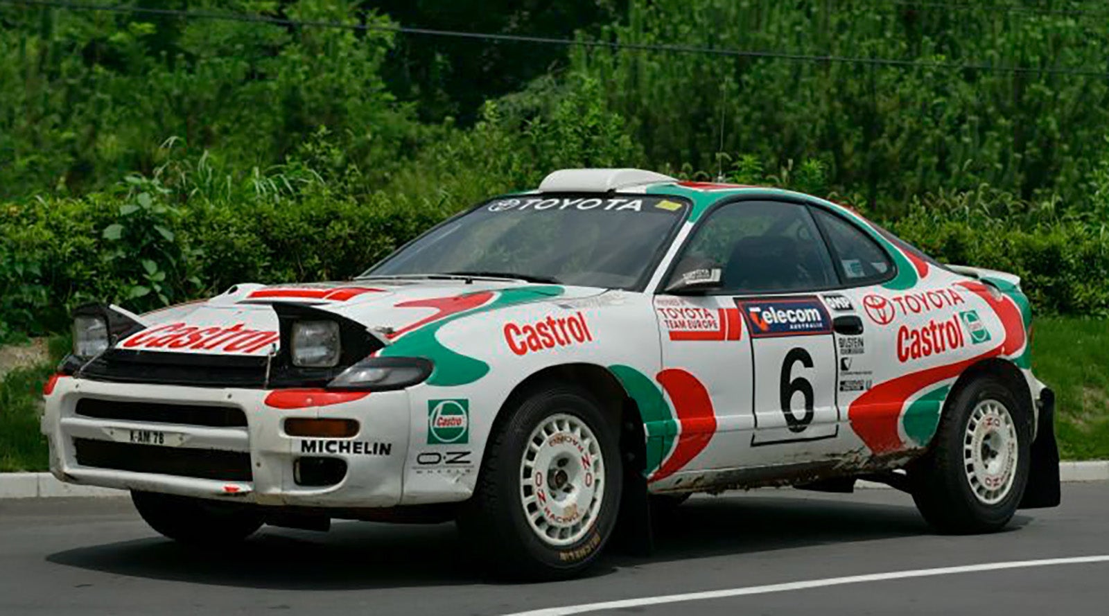 1993年オーストラリアラリーを優勝したセリカGT-FOUR ST185型の写真