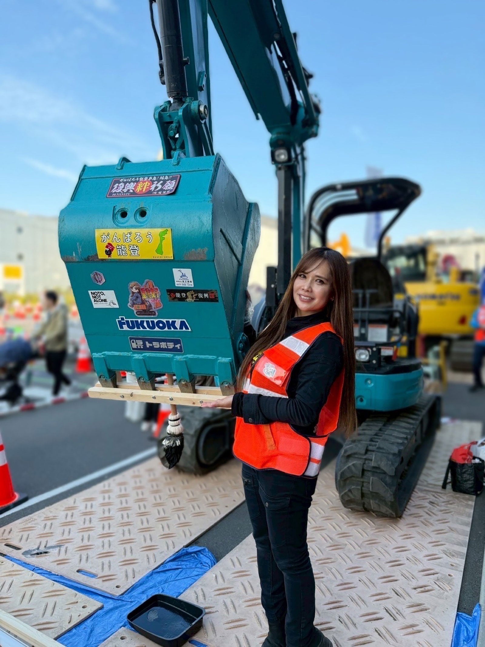 重機女子オペレーターKaoriさんの写真