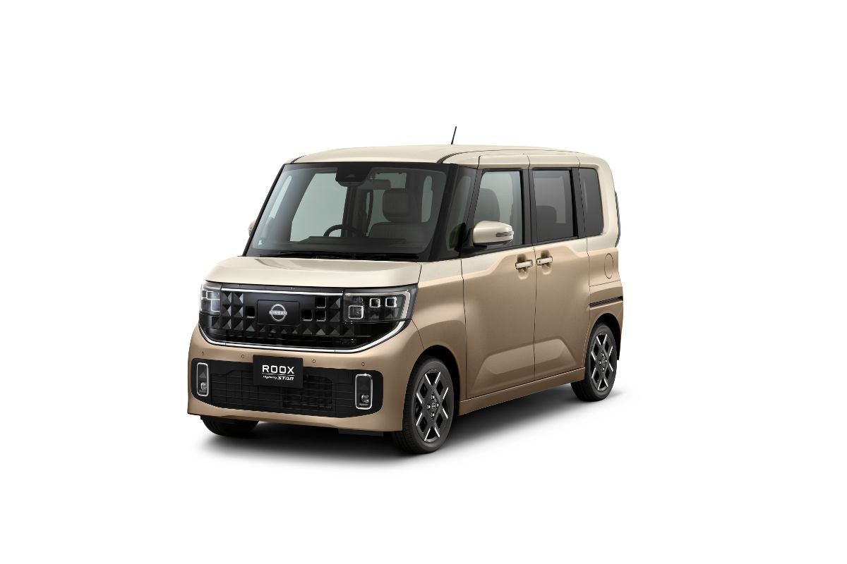 日産ルークスのシナモンラテ／フローズンバニラパールのボディーカラー