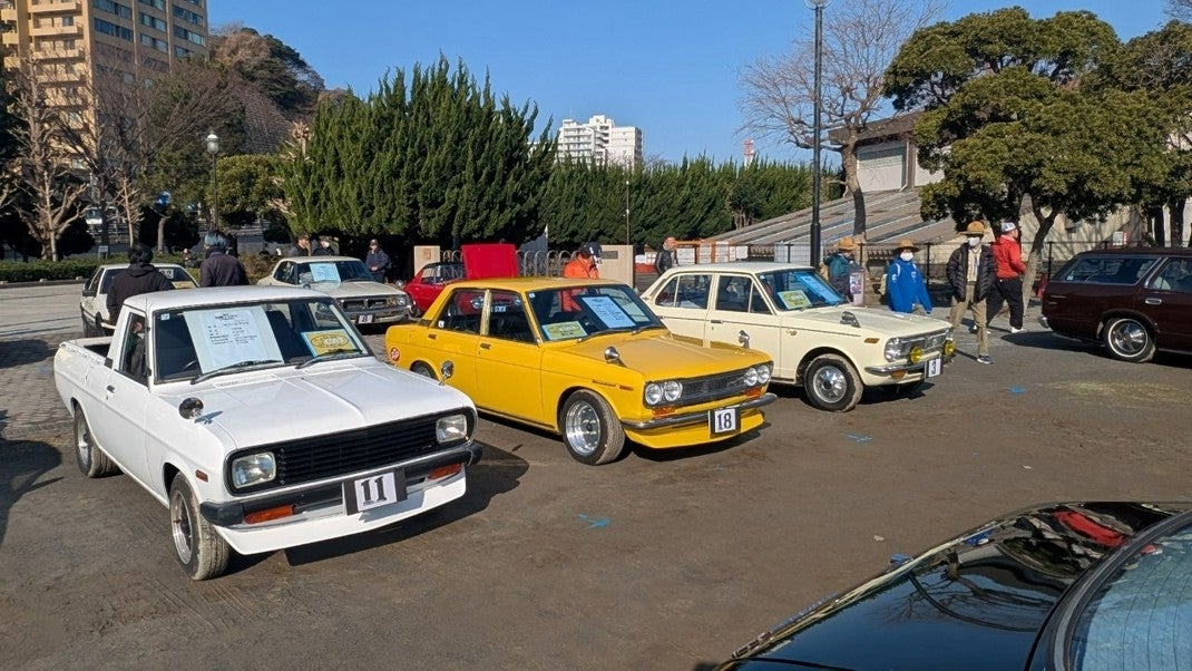 第3回旧車フェスタ in Yokosukaで展示される旧国産クルマ（2025年開催時の様子）